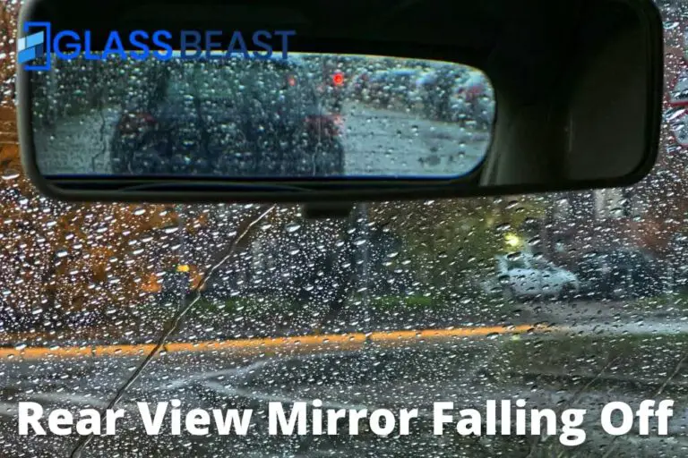 rear view mirror keeps falling off