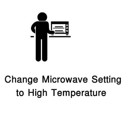 change microwave setting