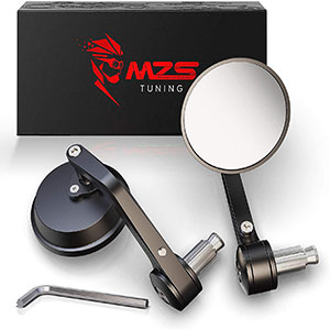 MZS Motorcycle Bar End Mirrors