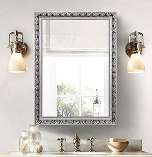 Hans & Alice Wall Mounted Bathroom Mirror