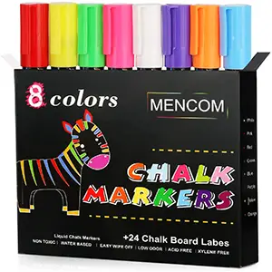 Mencom Liquid Chalk Markers