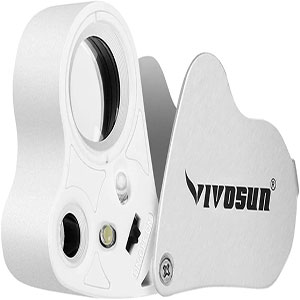 VIVOSUN 30X 60X Illuminated  Magnifier with LED Light